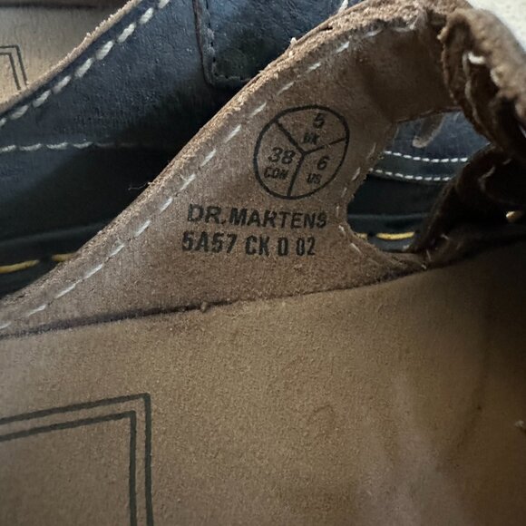 Dr. Martens VINTAGE 5A57 Slide Mule Sandal NWOT Oiled Leather Brown Women's 6 - Picture 10 of 10